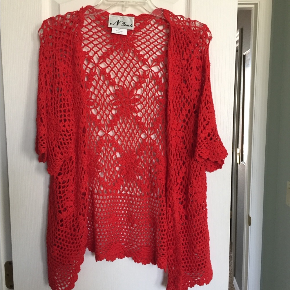 Red shrug